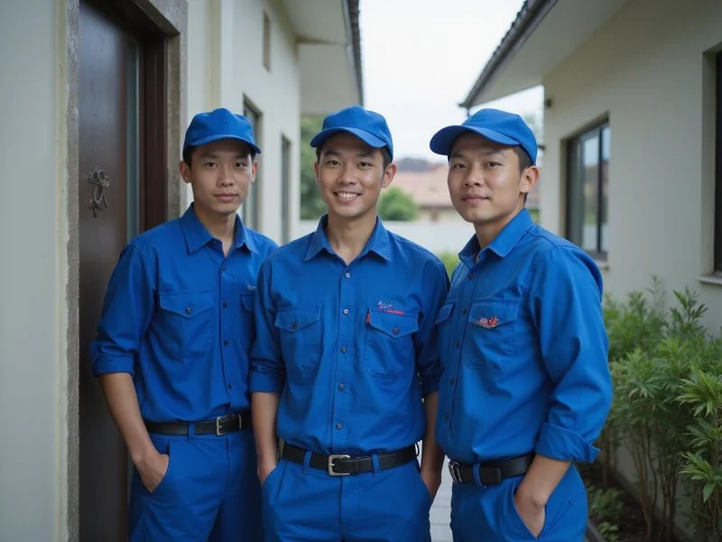 Guan Huat plumbing team
