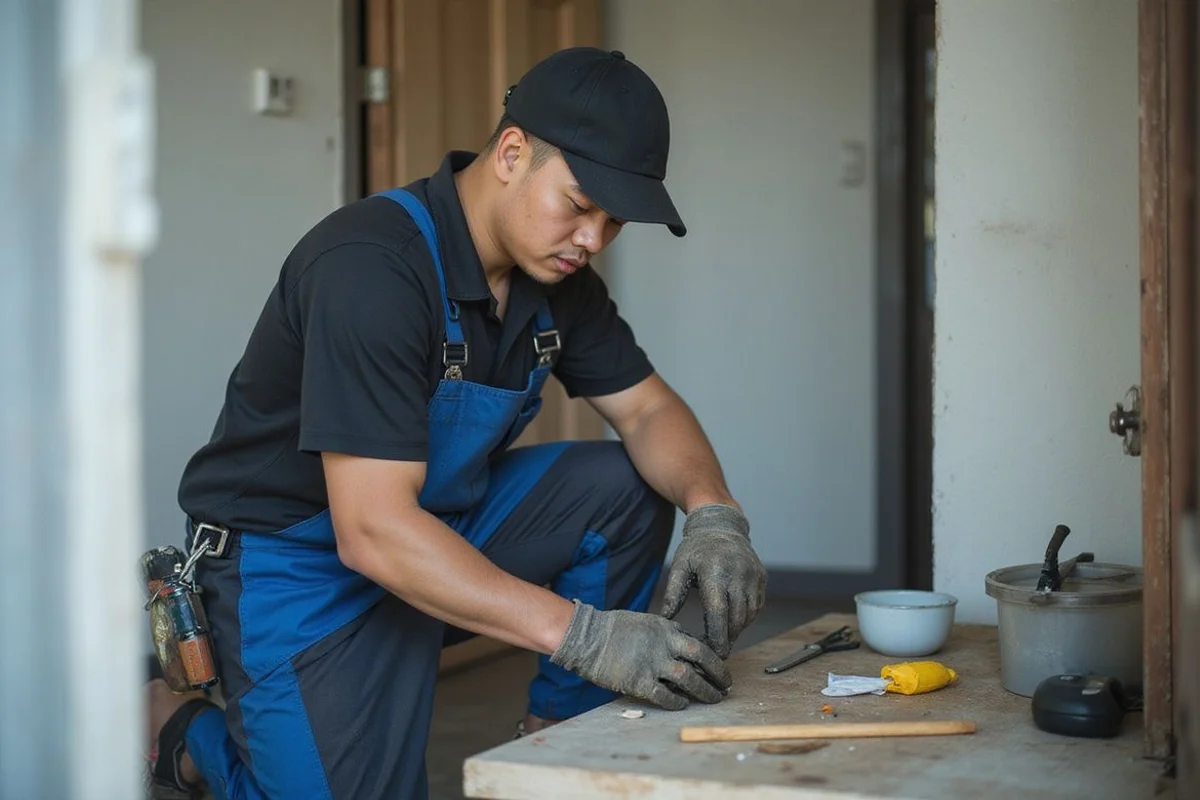 Plumber working in USJ